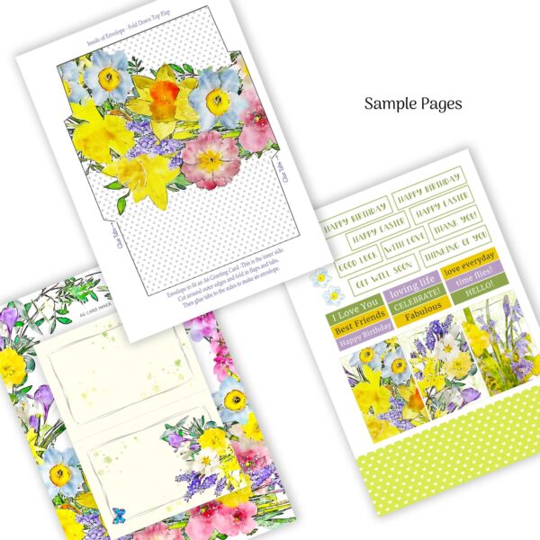 Spring Flowers : A Luxury Card Making Book