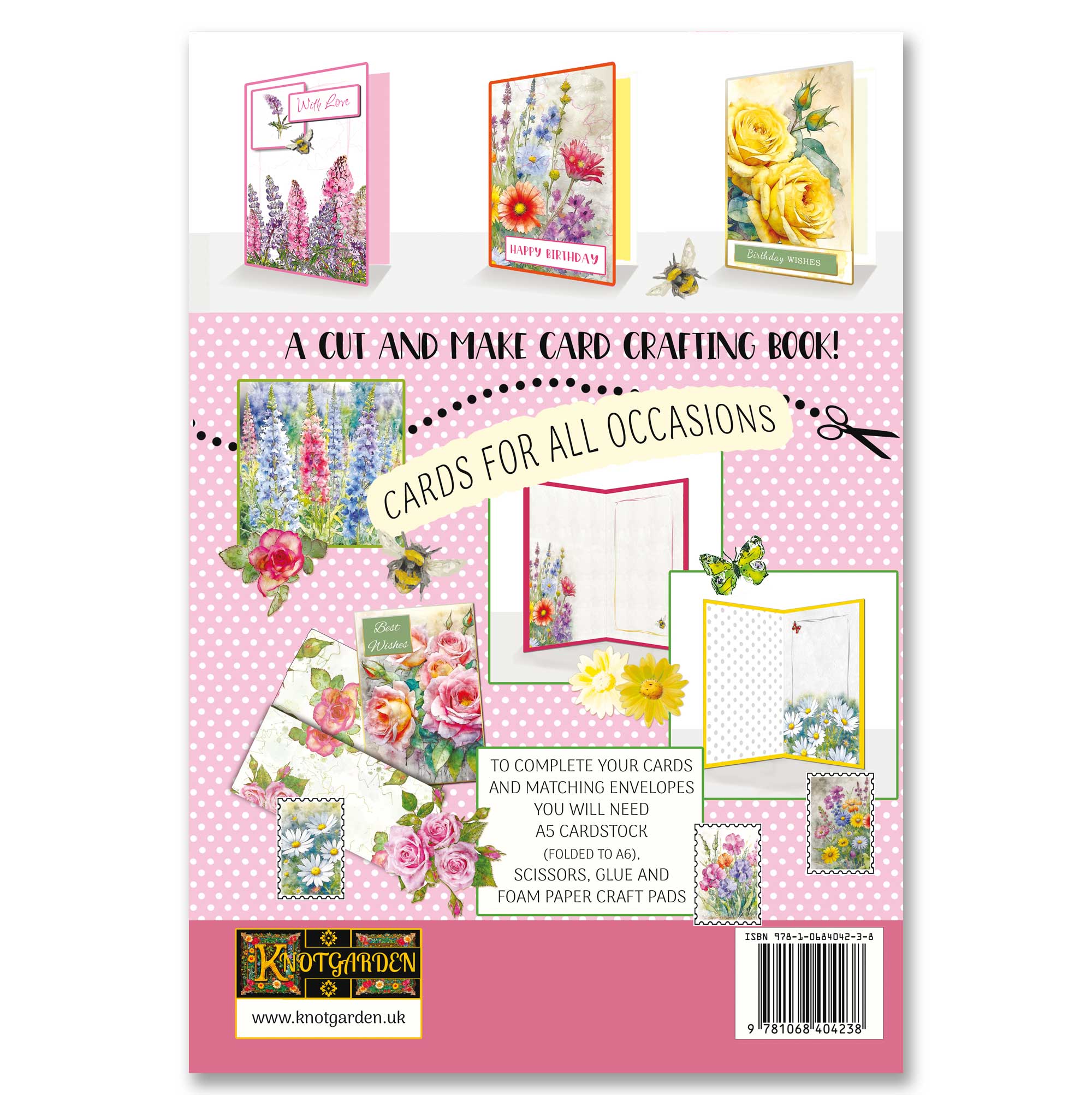 Summer Flowers : A Luxury Card Making Book : A Card Kit Book to cut and make your own Greeting Cards