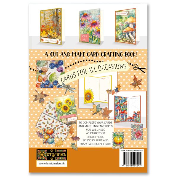 Autumn Flowers : A Luxury Card Making Book : A Card Kit Book to cut and make your own Greeting Cards - Image 7