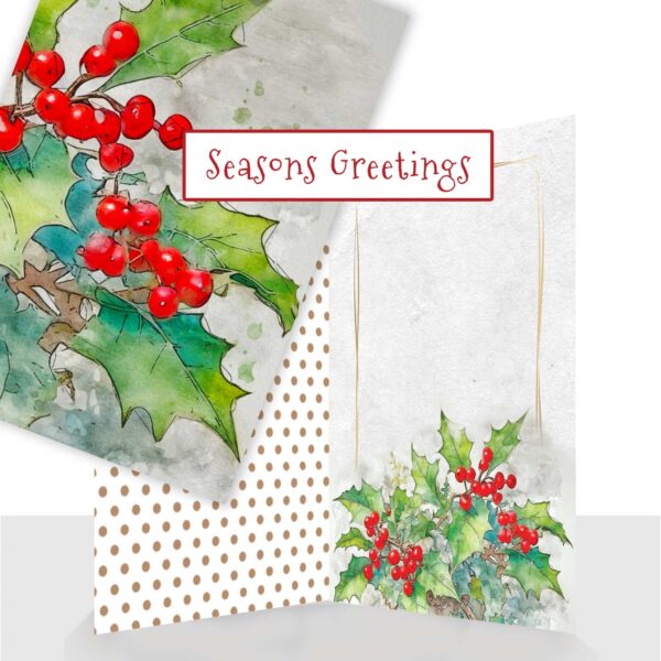 Winter Flowers : A Luxury Card Making Book : A Card Kit Book to cut and make your own Greeting Cards
