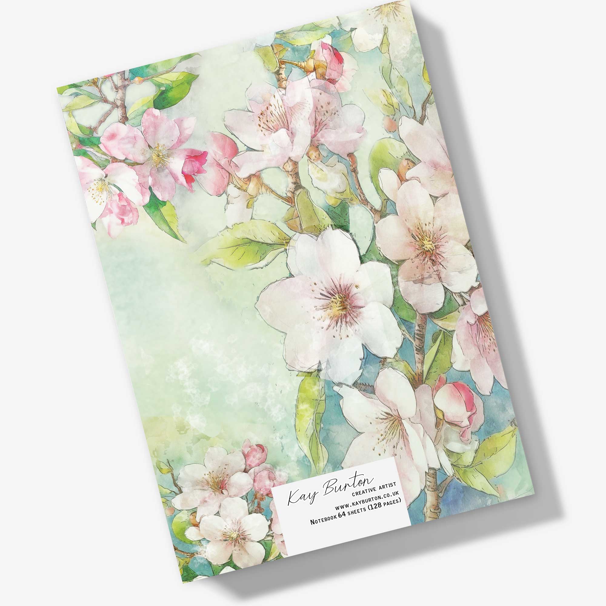 Blue Tit Hardcover Notebook A5 Blank, Lined or Graph Pages - Image 2